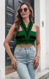 'Greer' Knit Crop Top - Celes Fashion